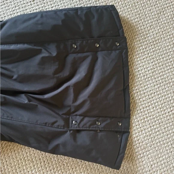 Tommy Hilfiger Women's Black Hooded Coat w/ Fur - Picture 5 of 6